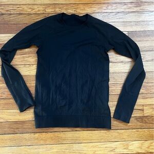 lululemon athletica Black Thermal Running Shirt